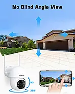 Бездротова вулична камера безпеки ANRAN Q1 MAX на сонячній енергії нічне бачення, фото 3