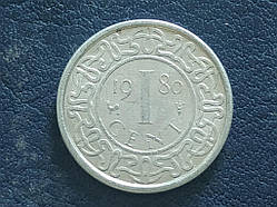 Суринам 1 цент 1980