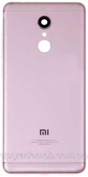 Задня кришка Xiaomi Redmi 5 рожева Rose Gold оригінал + скло камери