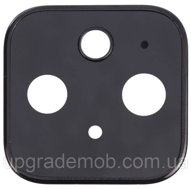 Скло камери Google Pixel 5 з рамкою чорного кольору, фото 1