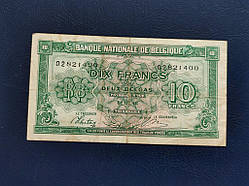 Бельгія 10 франків 1943 № 914