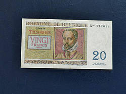 Бельгія 20 франків 1956 № 909