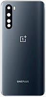 Задняя крышка OnePlus Nord серая Gray Onyx (Gray Ash) + стекло камеры