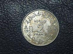 Марокко 2 франки 1951
