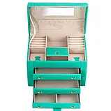 💜Скринька для коштовностей з кодовим замком та дзеркалом розсувна, фото 3