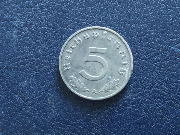 Німеччина 5 пфенінгів 1940 A