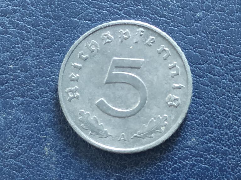 Німеччина 5 пфенінгів 1940 A