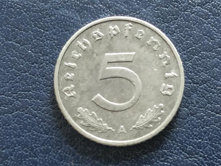 Німеччина 5 пфенінгів 1942 A