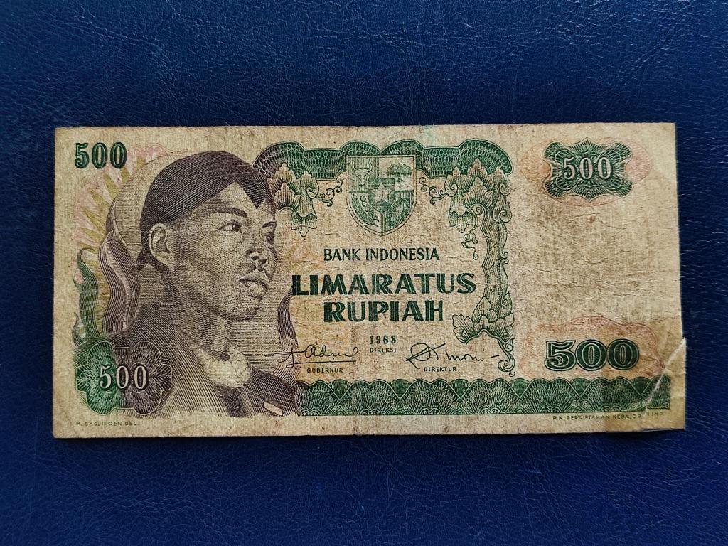 Индонезия 500 рупий 1968