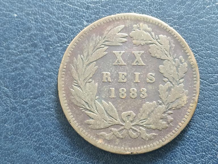 Португалія 20 реалів 1883