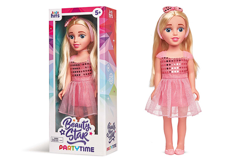 Лялька Kids Hits Beauty Star party time у рожевій сукні 46 см KH40/003