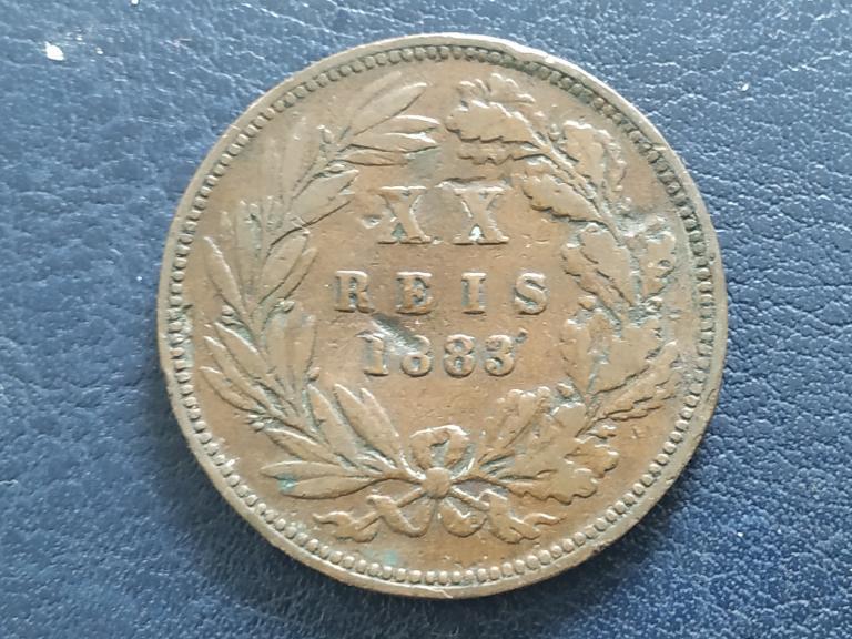 Португалія 20 реалів 1883