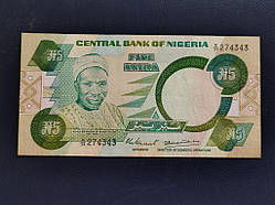 Нігерія 5 наіра 1976 № 1001