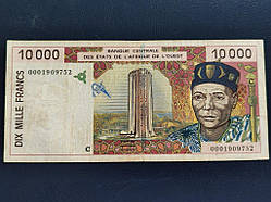 Буркіна-Фасо 10000 франків № 1053