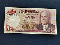 Туніс 1 динар 1980 № 1007
