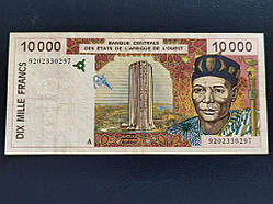 Кот-д'Івуар 10000 франків № 1054