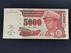 Заір 1000 заір 1995