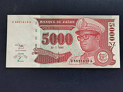 Заір 1000 заір 1995