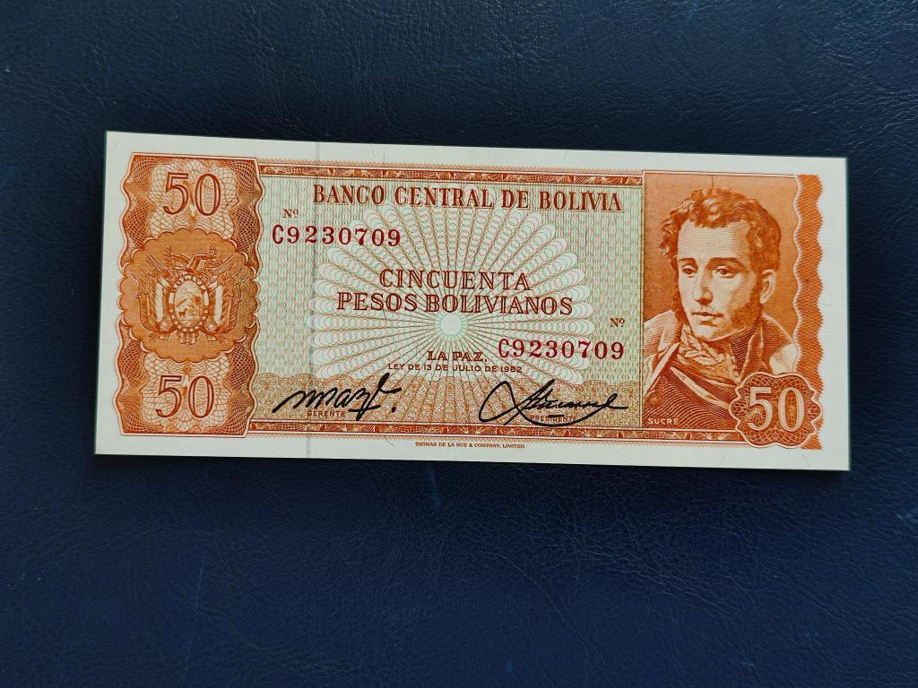 Болівія 50 боліварів 1962 № 924