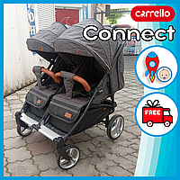 Дитяча прогулянкова коляска для двійнят Carrello Connect (CRL-5502) у льоні Каррелло Конект D_233