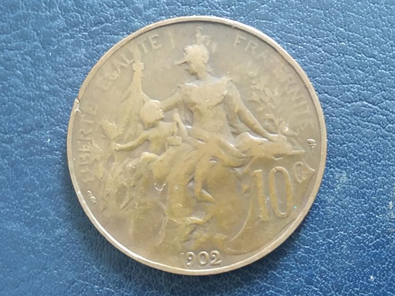 Франція 10 сантимів 1902