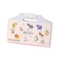 Набір маркерів (12 маркерів) , Акрилові маркери, Набір для дитячої творчості, фото 5