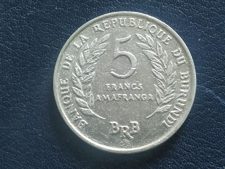 Бурунді 5 франків 1968