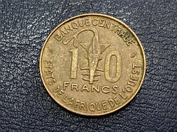 Західна Африка 10 франків 1977