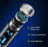 Акумулятор AA Cityork 1.5v 3000mwh (USB 1,5 В літій-іонний акумулятор типу АА ), фото 2