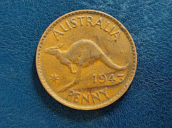 Австралія 1 пенні 1943 № 4900 ААА
