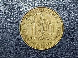 Французька Західна Африка 10 франків 1971