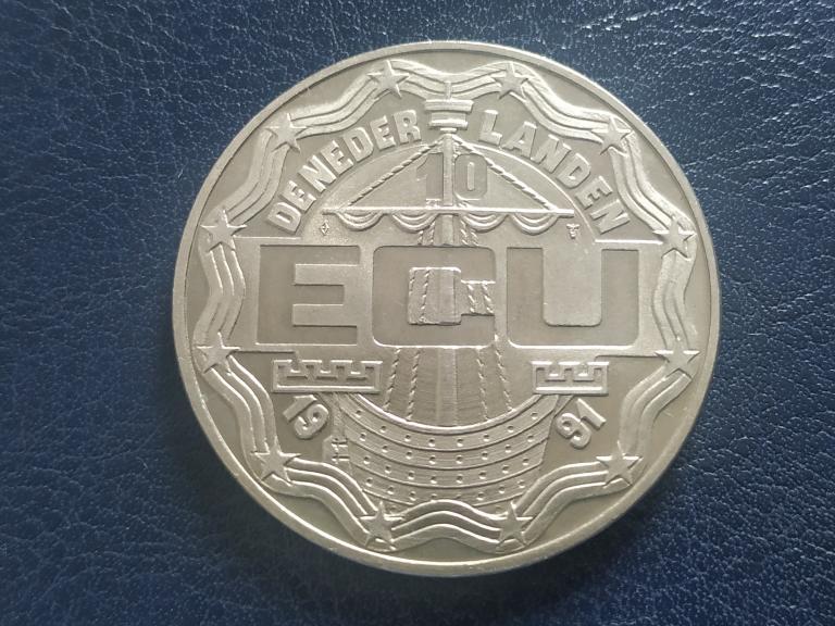 Нідерланди 10 ЕКЮ 1991 Еразм Роттердамский