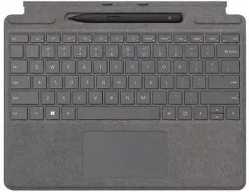 Чохол-клавіатура для планшета Microsoft Type Cover Surface Pro 8+ Pen Bundle Platinum (8X600067)