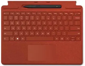 Чохол-клавіатура для планшета Microsoft Surface Signature Slim Pen 2 Commercial Poppy Red (8X800027)