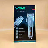Машинка для стрижки Волосся і Бороди VGR V-278 | Професійний Бездротовий Тример, фото 10