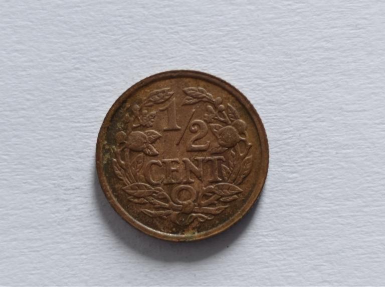Нідерланди 1/2 цента 1930