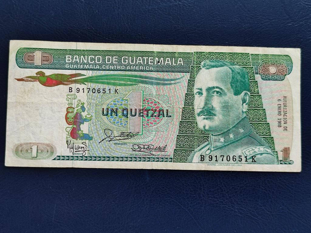 Гватемала 1 кетцель 1988