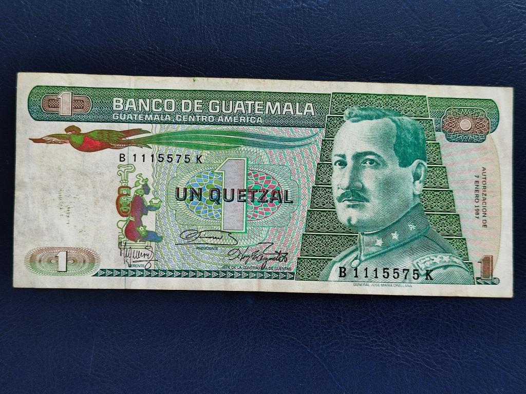 Гватемала 1 кетцель 1987 No 877