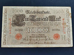 Німеччина 1000 марок 1910 № 1207