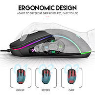 Ігрова миша з RGB підсвічуванням X9, фото 6