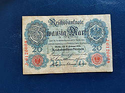 Німеччина 20 марок 1914 № 468
