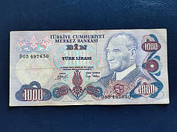 Турція 1000 лір 1970 № 766
