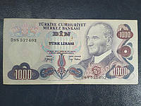 Турция 1000 лир 1970 № 140