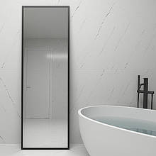 Дзеркало на стіну | в повний зріст 163х43 | в чорній рамі | Black Mirror до кімнати