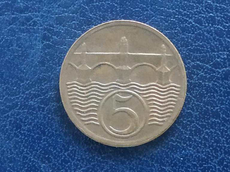 Чехословаччина 5 геллерів 1927, фото 1