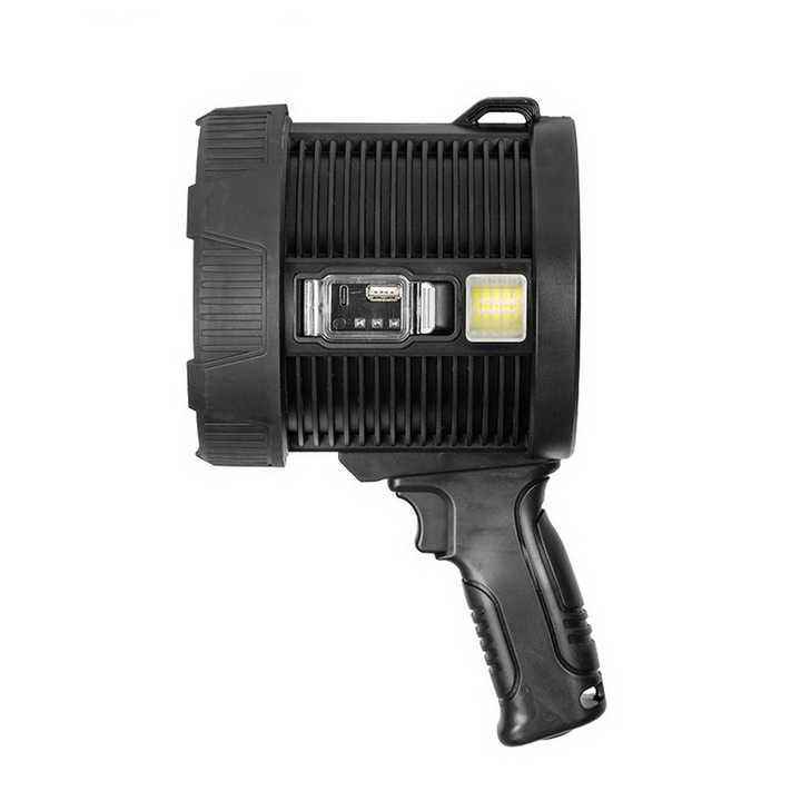 Портативный LED прожектор Стробоскоп RLTP70 перезаряжаемый мощный фонарь 6 режимов USB Type-C солнечная панель - фото 4 - id-p2025831080