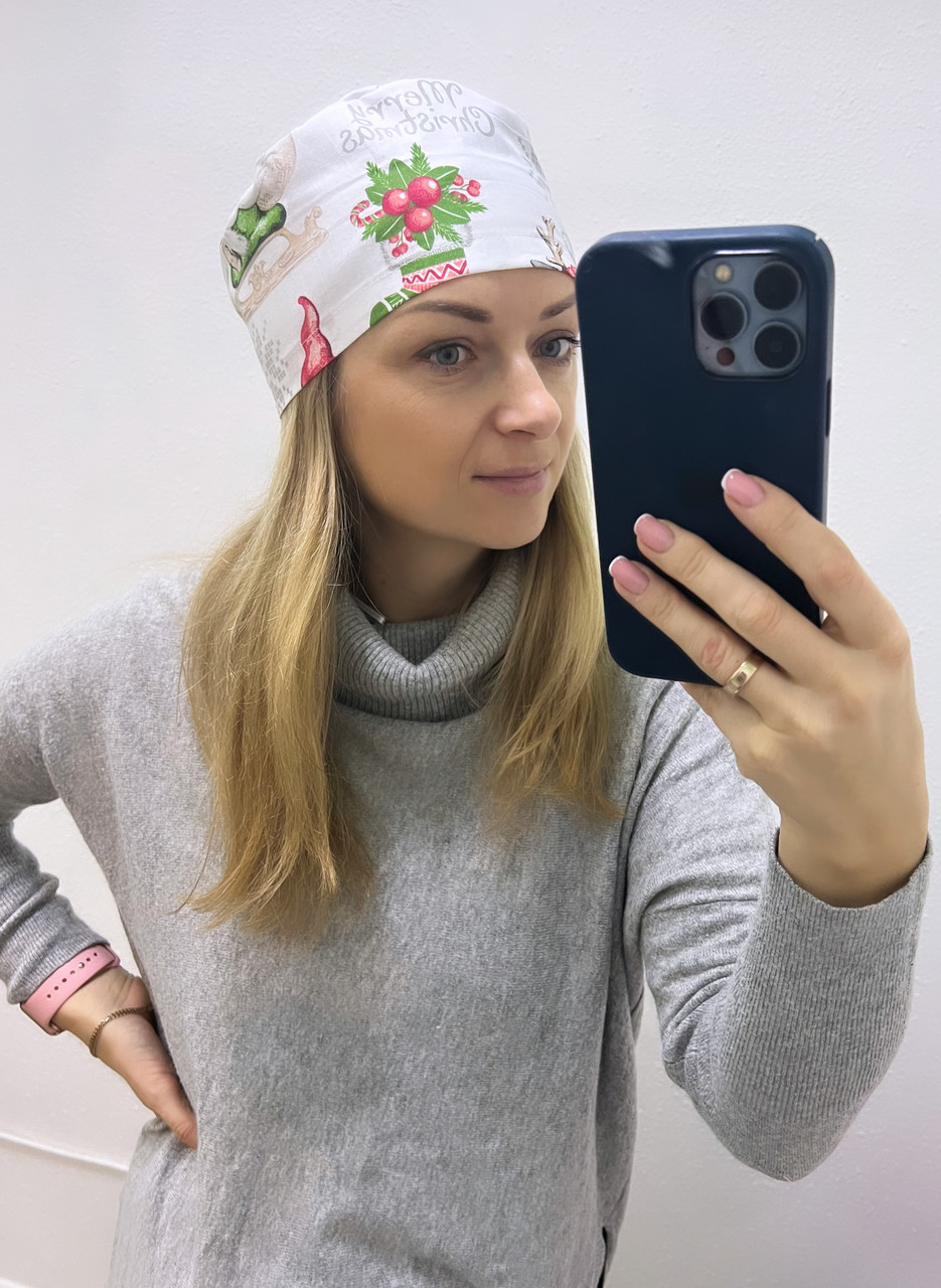 Медична шапка Шапка медика новорічна