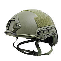 Шлем FAST BULLETPROOF Helmet Kevlar класс IIIA (хаки, размер M, XL)