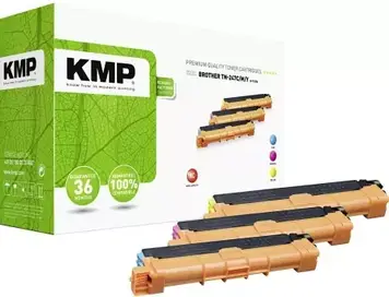 Kmp Toner, zestaw Zamiennik Brother TN-247C, TN-247M, TN-247Y, TN247C, TN247M, TN247Y Cyjan, Magenta, Żółty 2300 Seiten B-T125X