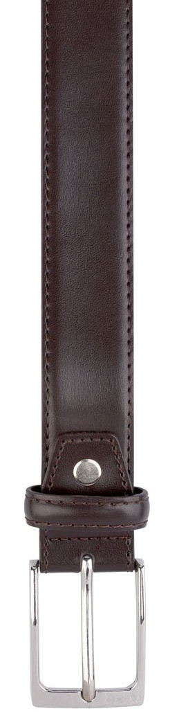 Мужской ремень для брюк из натуральной кожи Livergy коричневый Денвер Чоловічий ремінь для штанів із - фото 3 - id-p2025862095
